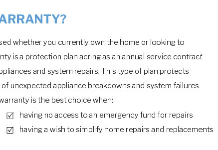 home warranty pend oreille